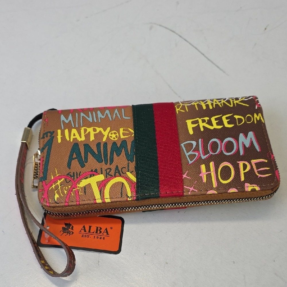 Alba Multicolor Wallet with Bee Accent - Picture 4 of 7